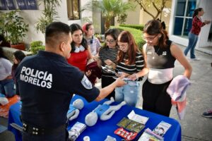 PARTICIPA SSPC MORELOS EN FERIAS DE PREVENCIÓN PARA GENERAR ENTORNOS SEGUROS Y LIBRES DE VIOLENCIA 